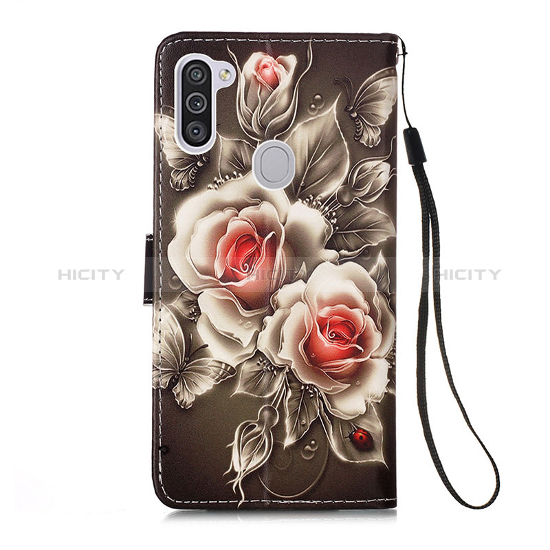 Funda de Cuero Cartera con Soporte Patron de Moda Carcasa Y02B para Samsung Galaxy A11