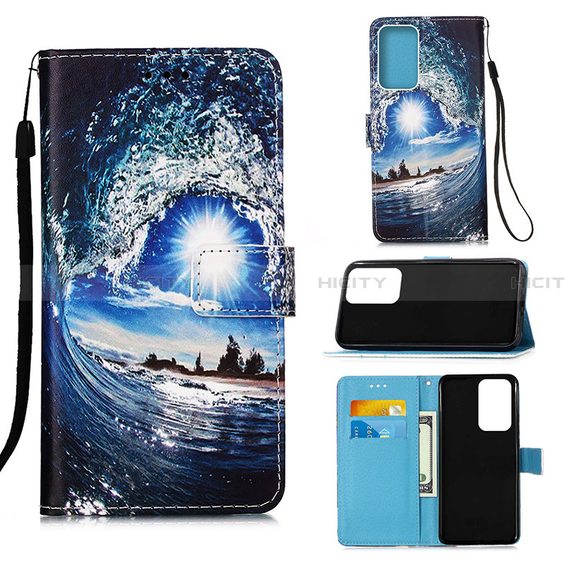 Funda de Cuero Cartera con Soporte Patron de Moda Carcasa Y02B para Samsung Galaxy A13 4G