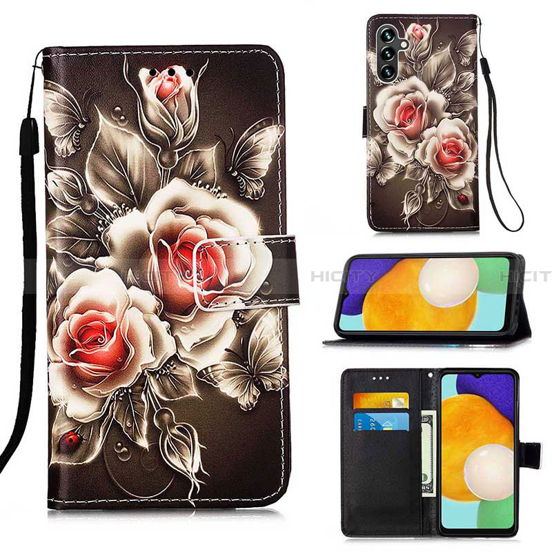 Funda de Cuero Cartera con Soporte Patron de Moda Carcasa Y02B para Samsung Galaxy A13 5G