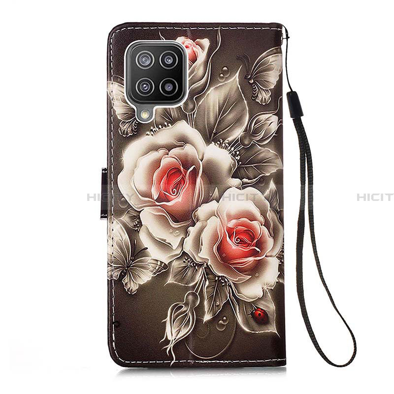 Funda de Cuero Cartera con Soporte Patron de Moda Carcasa Y02B para Samsung Galaxy A22 4G