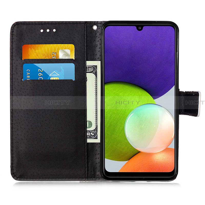 Funda de Cuero Cartera con Soporte Patron de Moda Carcasa Y02B para Samsung Galaxy A22 4G