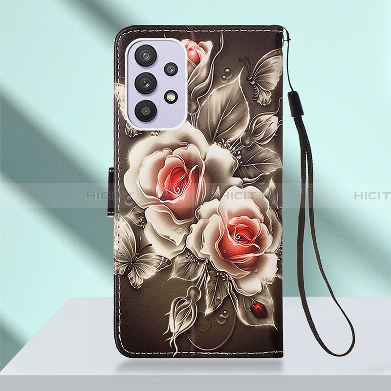 Funda de Cuero Cartera con Soporte Patron de Moda Carcasa Y02B para Samsung Galaxy A23 4G