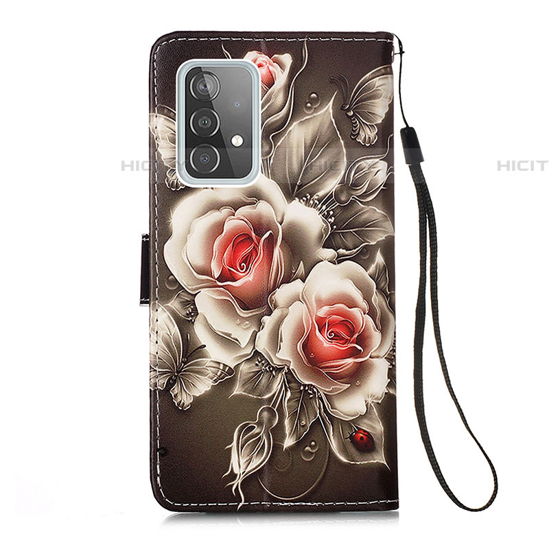 Funda de Cuero Cartera con Soporte Patron de Moda Carcasa Y02B para Samsung Galaxy A52 5G