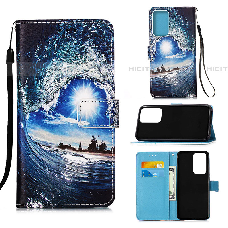 Funda de Cuero Cartera con Soporte Patron de Moda Carcasa Y02B para Samsung Galaxy A53 5G