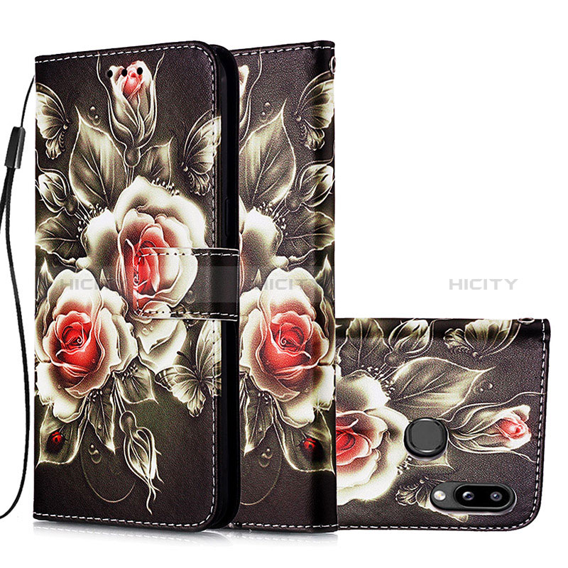 Funda de Cuero Cartera con Soporte Patron de Moda Carcasa Y02B para Samsung Galaxy M01s