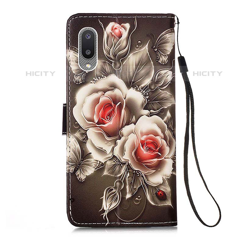 Funda de Cuero Cartera con Soporte Patron de Moda Carcasa Y02B para Samsung Galaxy M02