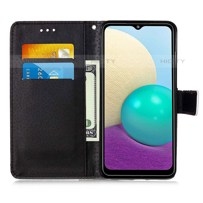 Funda de Cuero Cartera con Soporte Patron de Moda Carcasa Y02B para Samsung Galaxy M02