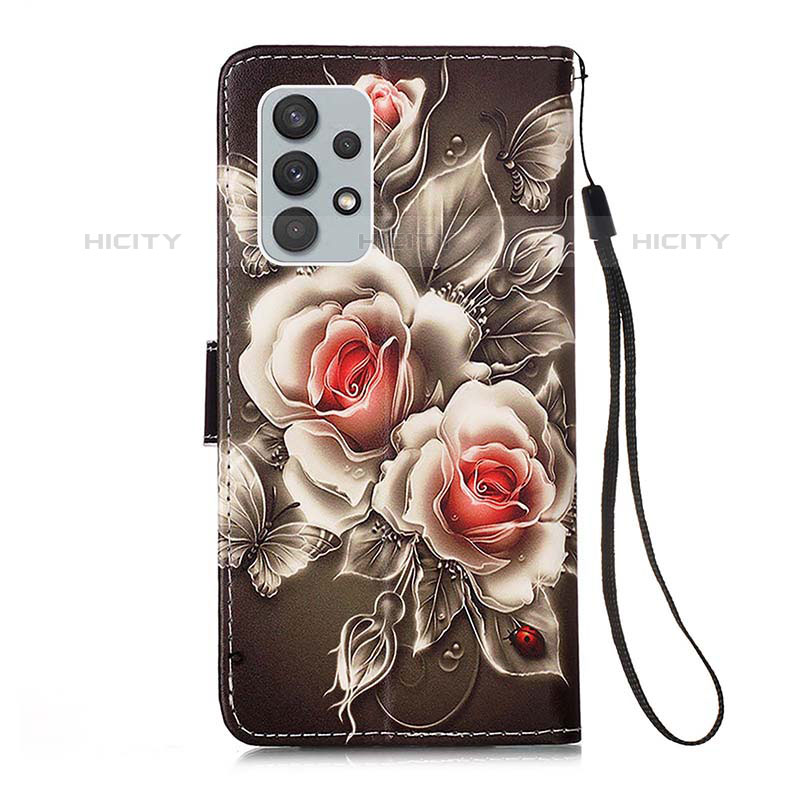 Funda de Cuero Cartera con Soporte Patron de Moda Carcasa Y02B para Samsung Galaxy M32 5G