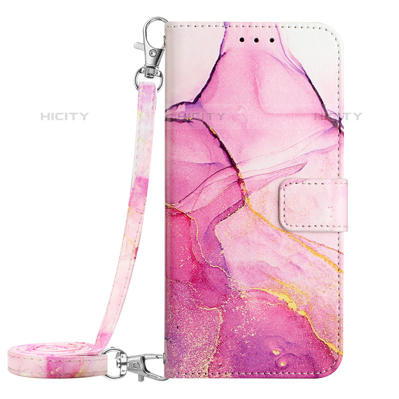 Funda de Cuero Cartera con Soporte Patron de Moda Carcasa Y02B para Samsung Galaxy Z Fold5 5G