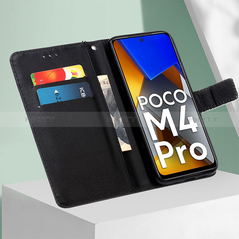 Funda de Cuero Cartera con Soporte Patron de Moda Carcasa Y02B para Xiaomi Poco M4 Pro 4G