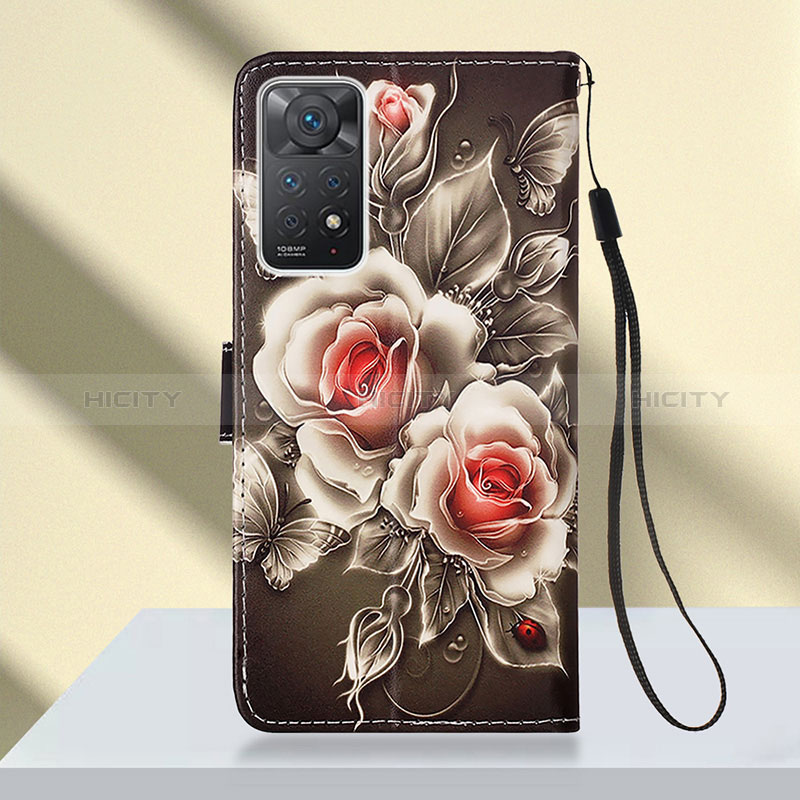 Funda de Cuero Cartera con Soporte Patron de Moda Carcasa Y02B para Xiaomi Redmi Note 11 Pro 4G