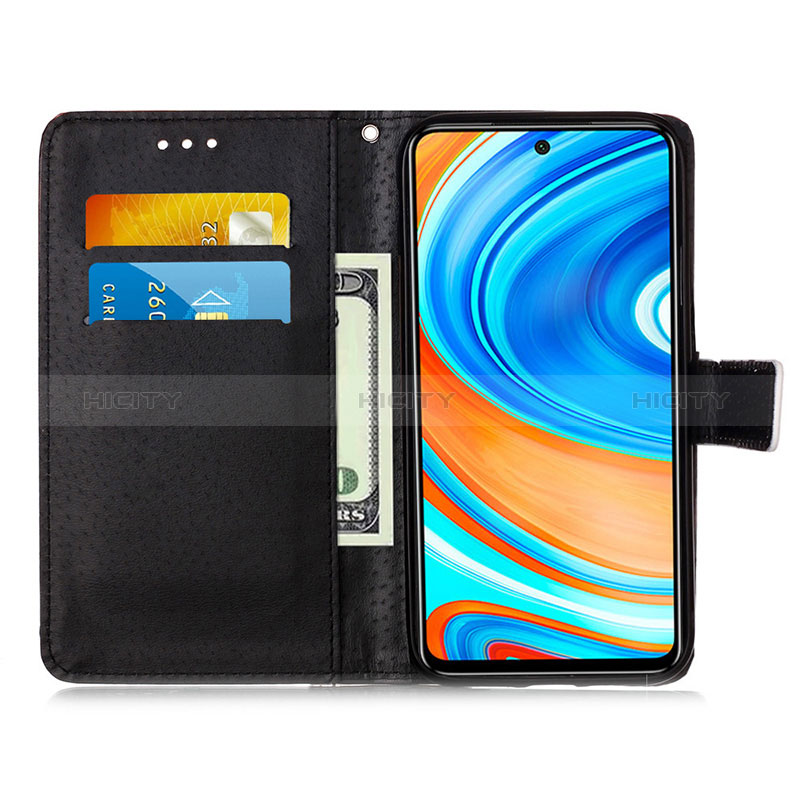 Funda de Cuero Cartera con Soporte Patron de Moda Carcasa Y02B para Xiaomi Redmi Note 9 Pro