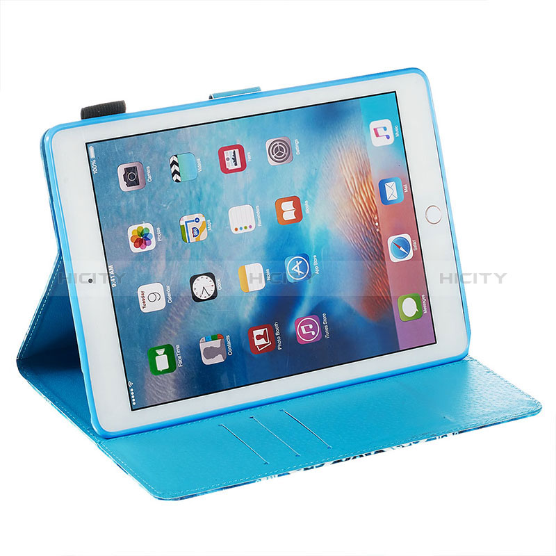 Funda de Cuero Cartera con Soporte Patron de Moda Carcasa Y03B para Apple iPad Air