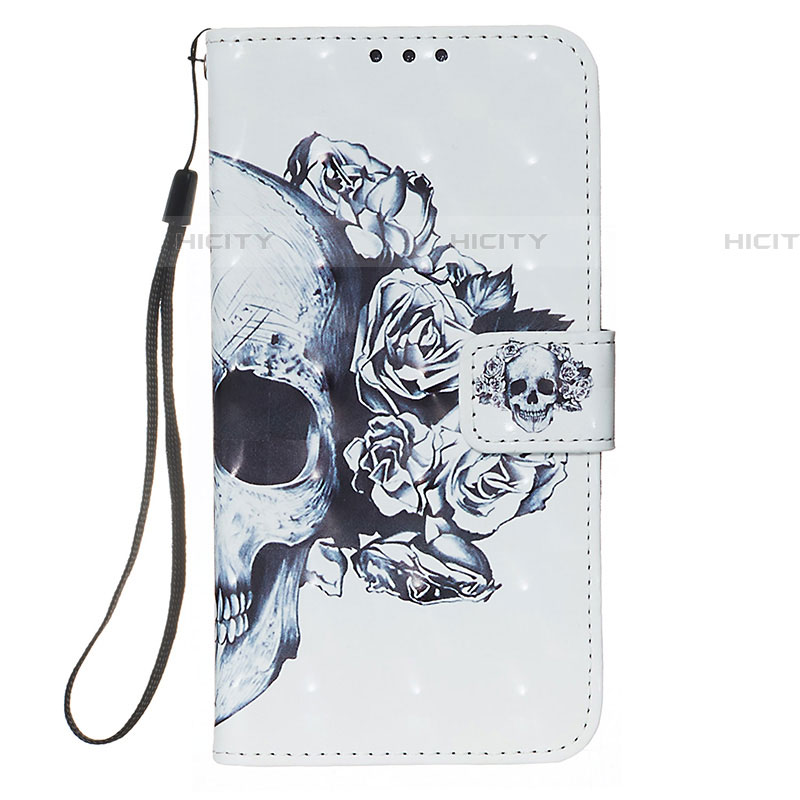 Funda de Cuero Cartera con Soporte Patron de Moda Carcasa Y03B para Samsung Galaxy A01 SM-A015