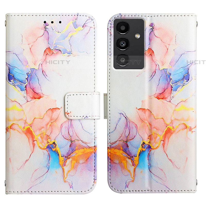 Funda de Cuero Cartera con Soporte Patron de Moda Carcasa Y03B para Samsung Galaxy A04s