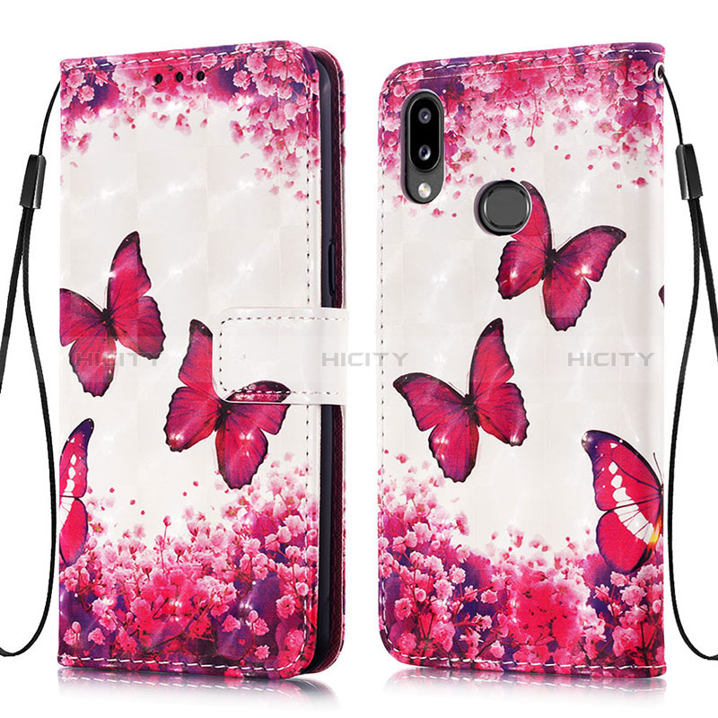 Funda de Cuero Cartera con Soporte Patron de Moda Carcasa Y03B para Samsung Galaxy A10s