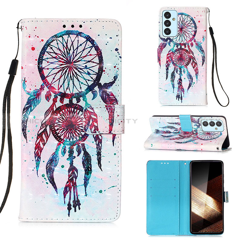 Funda de Cuero Cartera con Soporte Patron de Moda Carcasa Y03B para Samsung Galaxy A15 4G