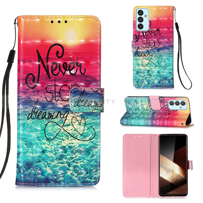 Funda de Cuero Cartera con Soporte Patron de Moda Carcasa Y03B para Samsung Galaxy A15 5G