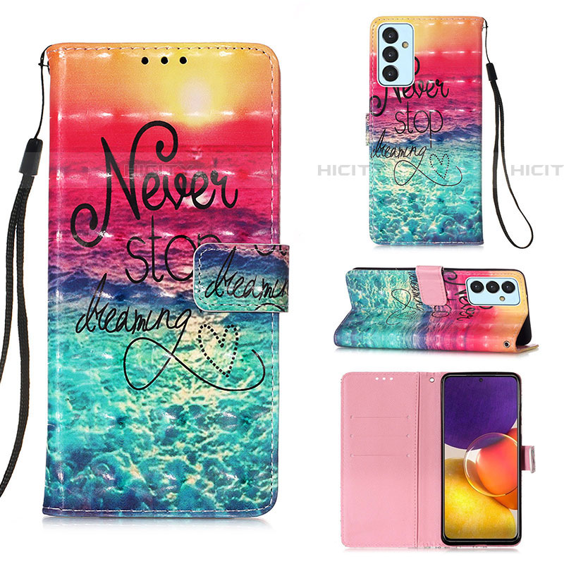 Funda de Cuero Cartera con Soporte Patron de Moda Carcasa Y03B para Samsung Galaxy A24 4G