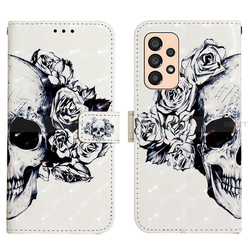 Funda de Cuero Cartera con Soporte Patron de Moda Carcasa Y03B para Samsung Galaxy A33 5G