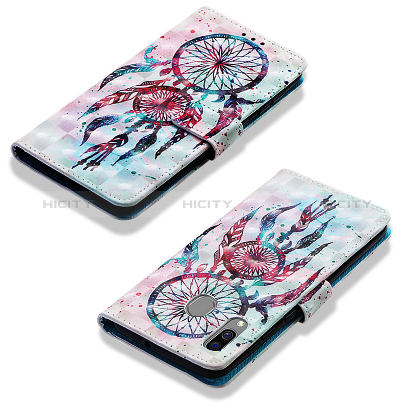 Funda de Cuero Cartera con Soporte Patron de Moda Carcasa Y03B para Samsung Galaxy A40