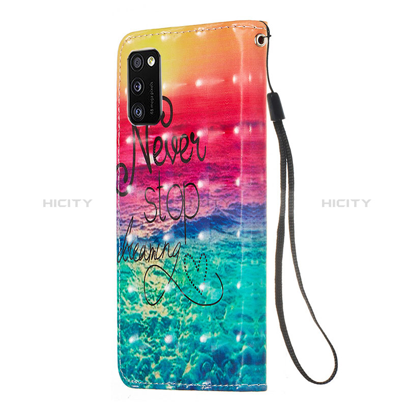 Funda de Cuero Cartera con Soporte Patron de Moda Carcasa Y03B para Samsung Galaxy A41