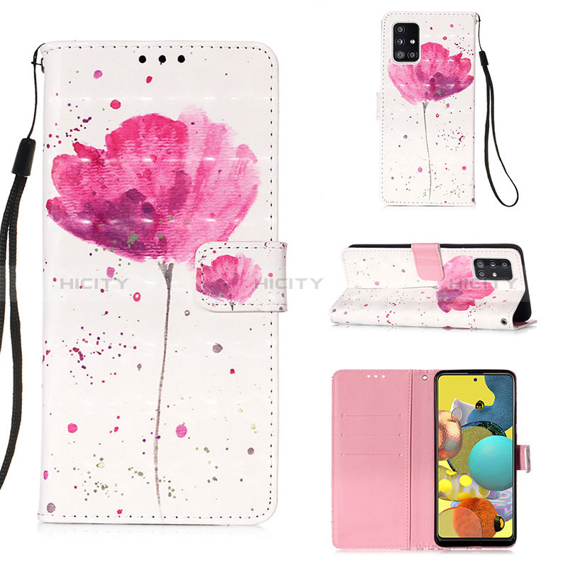 Funda de Cuero Cartera con Soporte Patron de Moda Carcasa Y03B para Samsung Galaxy A51 4G