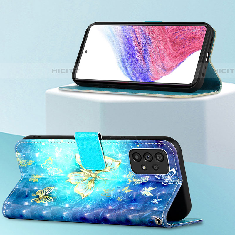 Funda de Cuero Cartera con Soporte Patron de Moda Carcasa Y03B para Samsung Galaxy A53 5G