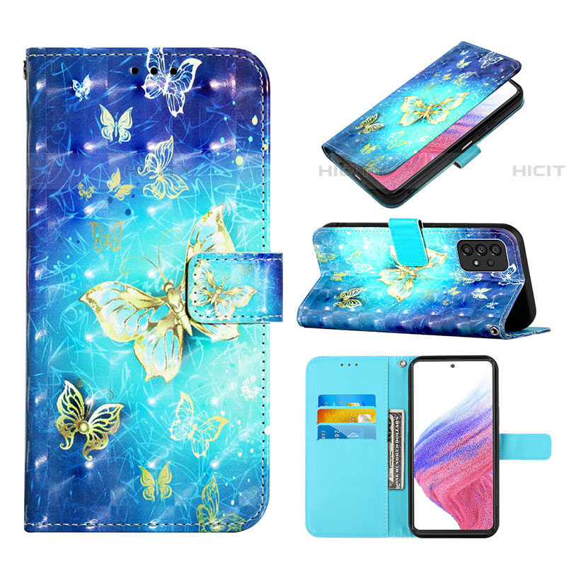 Funda de Cuero Cartera con Soporte Patron de Moda Carcasa Y03B para Samsung Galaxy A53 5G