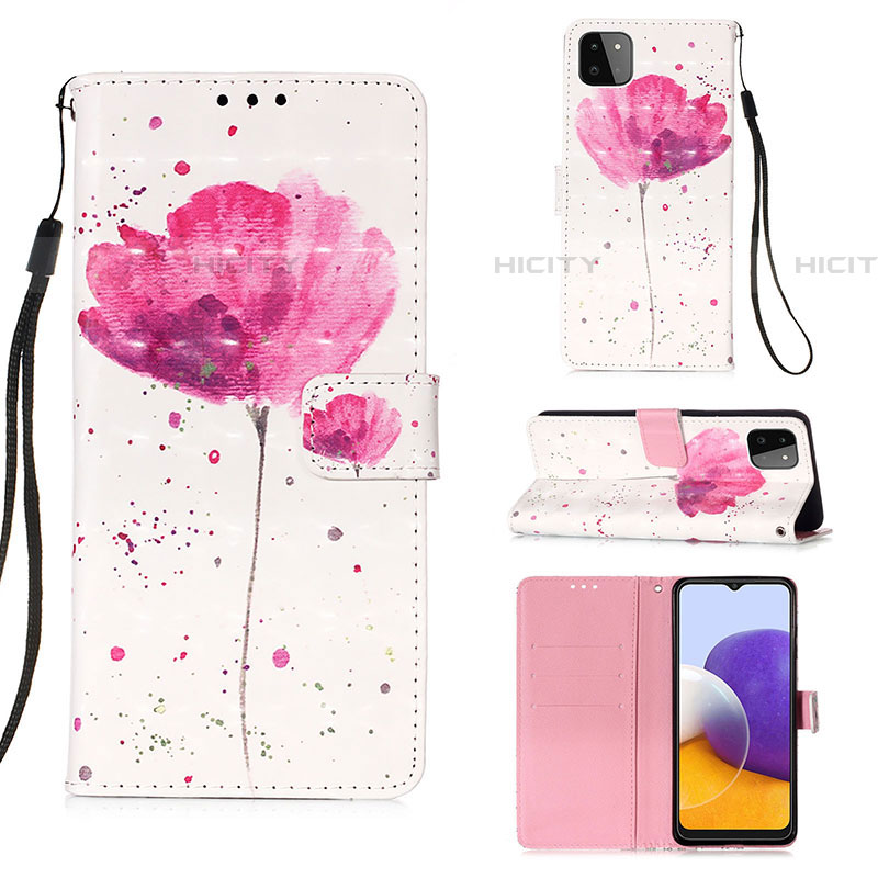 Funda de Cuero Cartera con Soporte Patron de Moda Carcasa Y03B para Samsung Galaxy F42 5G