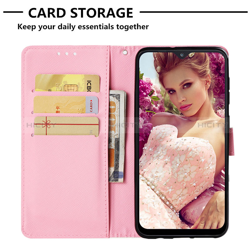 Funda de Cuero Cartera con Soporte Patron de Moda Carcasa Y03B para Samsung Galaxy M10S