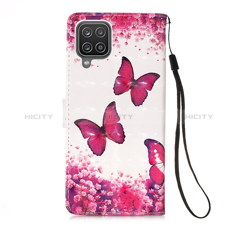 Funda de Cuero Cartera con Soporte Patron de Moda Carcasa Y03B para Samsung Galaxy M12