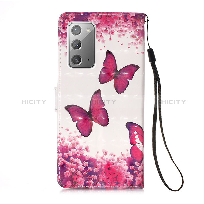 Funda de Cuero Cartera con Soporte Patron de Moda Carcasa Y03B para Samsung Galaxy Note 20 5G