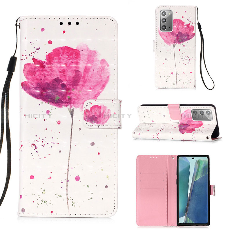 Funda de Cuero Cartera con Soporte Patron de Moda Carcasa Y03B para Samsung Galaxy Note 20 5G