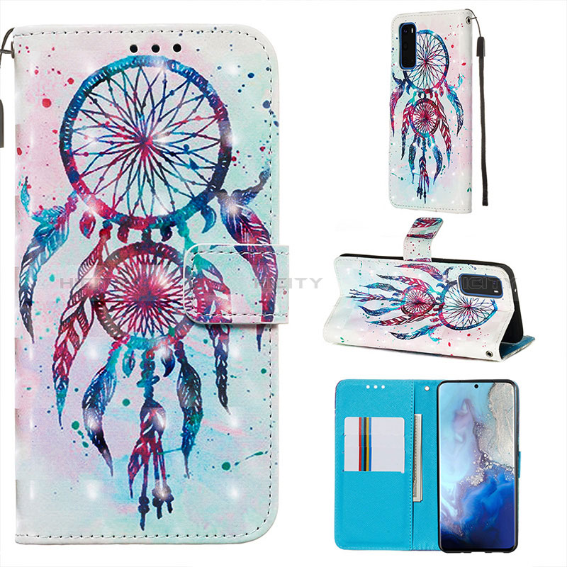 Funda de Cuero Cartera con Soporte Patron de Moda Carcasa Y03B para Samsung Galaxy S20 5G