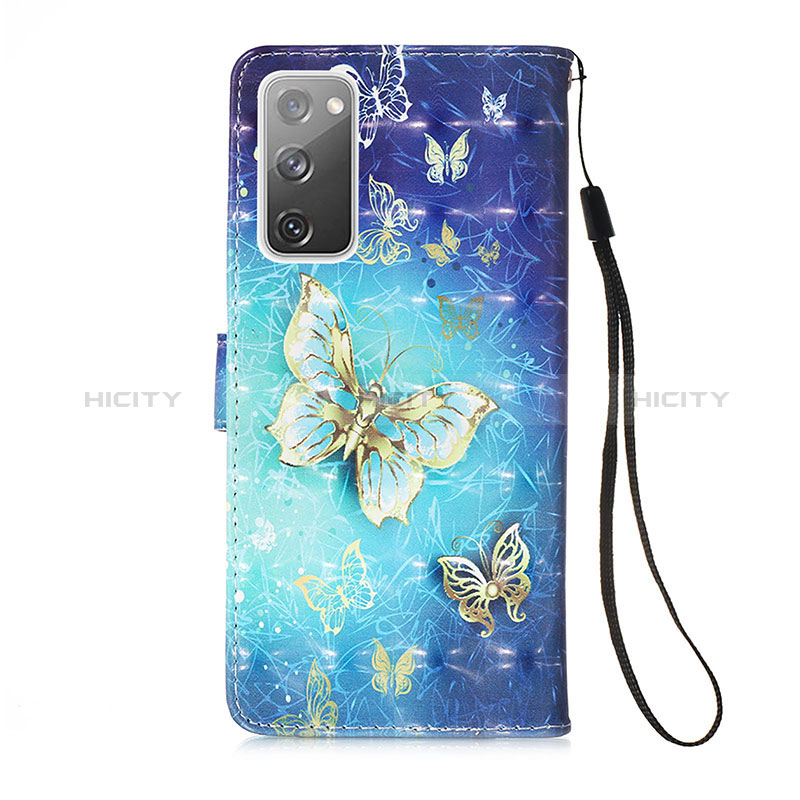 Funda de Cuero Cartera con Soporte Patron de Moda Carcasa Y03B para Samsung Galaxy S20 FE 4G