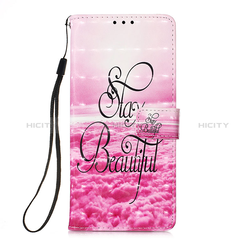 Funda de Cuero Cartera con Soporte Patron de Moda Carcasa Y03B para Xiaomi Redmi 10 4G Rosa