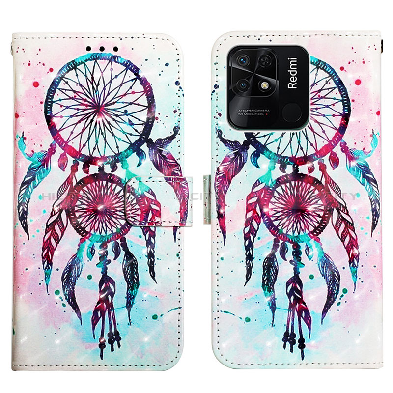 Funda de Cuero Cartera con Soporte Patron de Moda Carcasa Y03B para Xiaomi Redmi 10 Power Vistoso