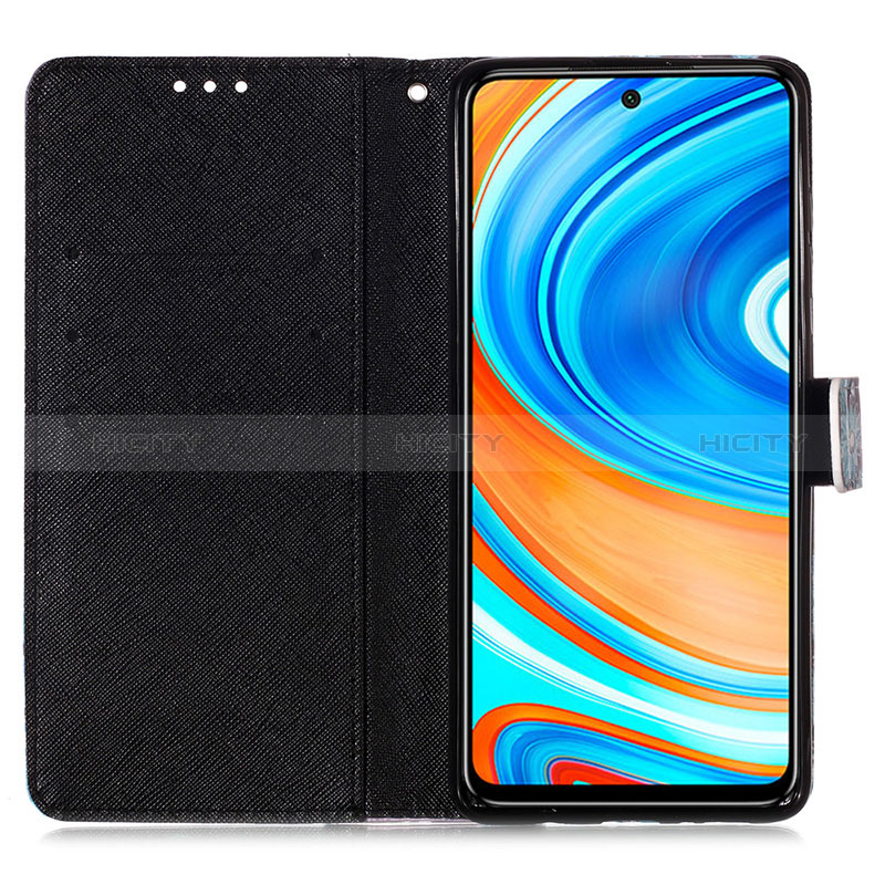 Funda de Cuero Cartera con Soporte Patron de Moda Carcasa Y03B para Xiaomi Redmi Note 9 Pro