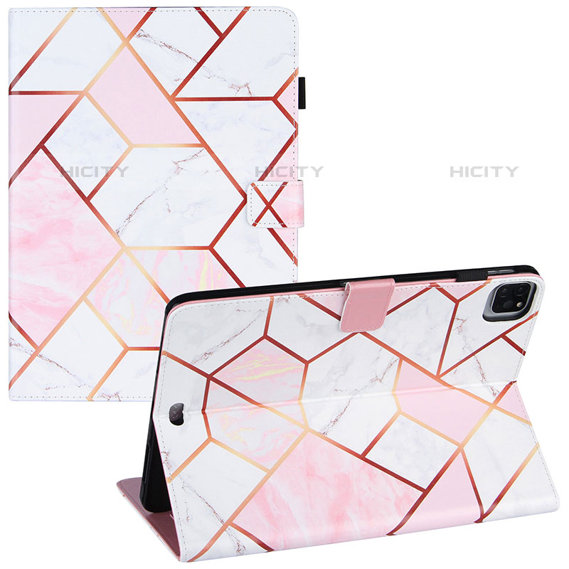 Funda de Cuero Cartera con Soporte Patron de Moda Carcasa Y04B para Apple iPad Pro 11 (2021)