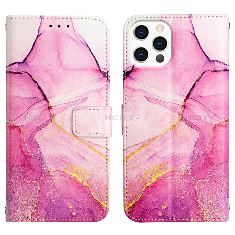 Funda de Cuero Cartera con Soporte Patron de Moda Carcasa Y04B para Apple iPhone 13 Pro