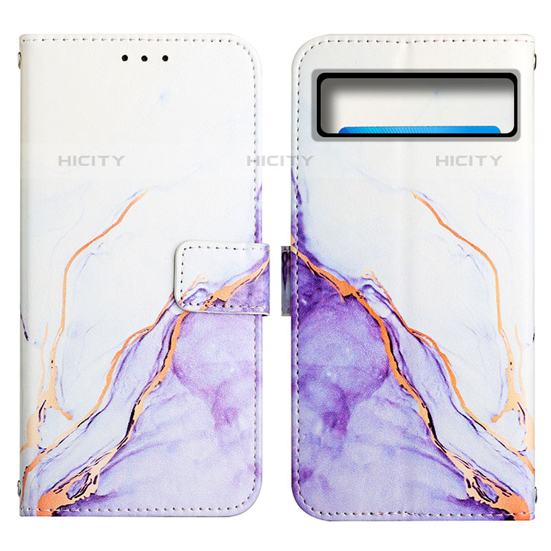 Funda de Cuero Cartera con Soporte Patron de Moda Carcasa Y04B para Google Pixel 8 5G