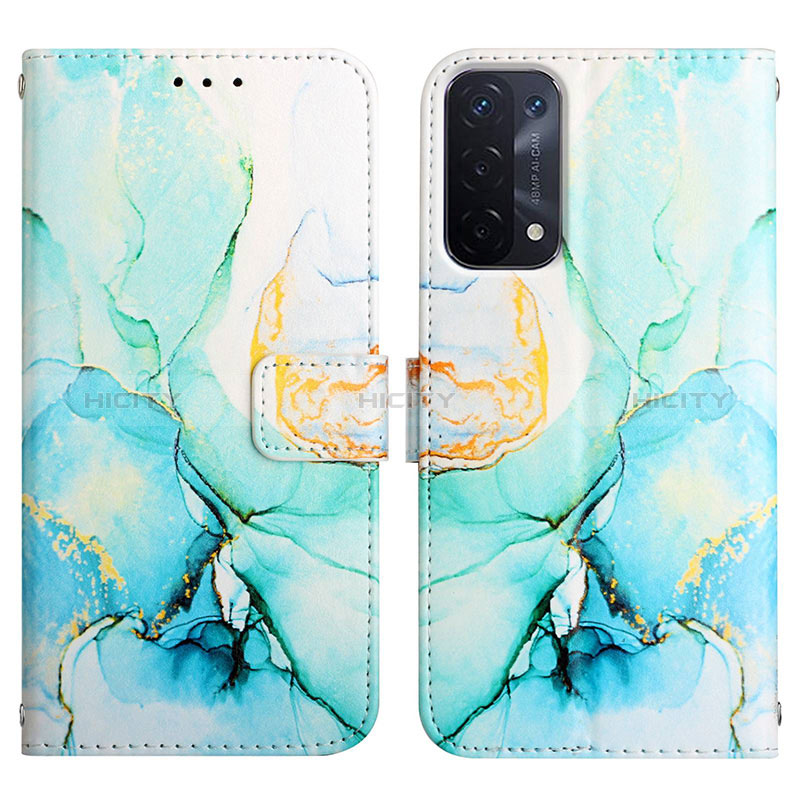 Funda de Cuero Cartera con Soporte Patron de Moda Carcasa Y04B para Oppo A54 5G