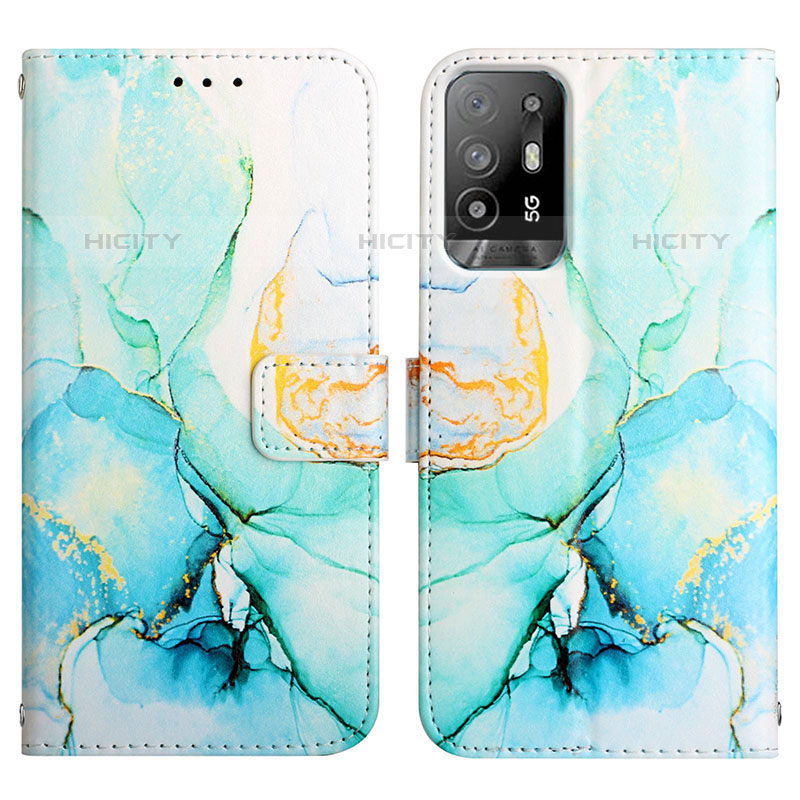 Funda de Cuero Cartera con Soporte Patron de Moda Carcasa Y04B para Oppo A95 5G