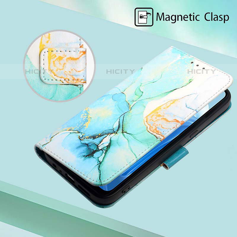 Funda de Cuero Cartera con Soporte Patron de Moda Carcasa Y04B para Oppo Reno8 4G