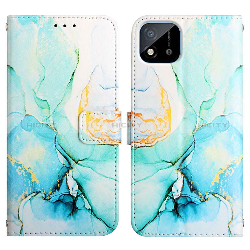 Funda de Cuero Cartera con Soporte Patron de Moda Carcasa Y04B para Realme C11 (2021)