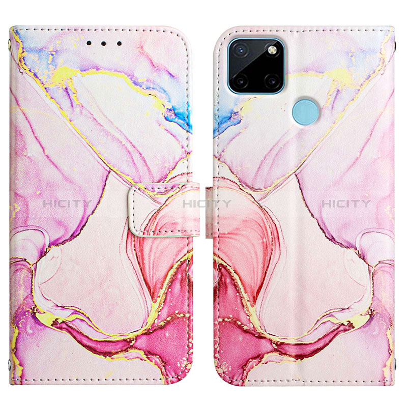 Funda de Cuero Cartera con Soporte Patron de Moda Carcasa Y04B para Realme C21Y