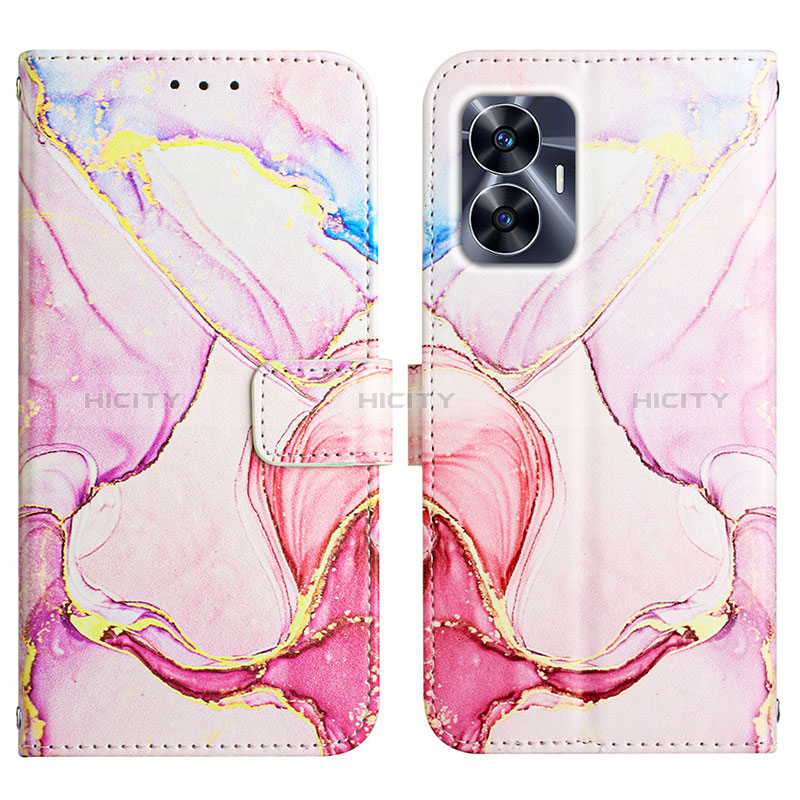 Funda de Cuero Cartera con Soporte Patron de Moda Carcasa Y04B para Realme C55