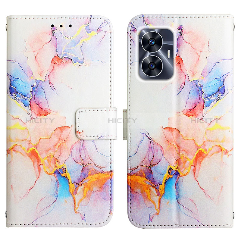 Funda de Cuero Cartera con Soporte Patron de Moda Carcasa Y04B para Realme C55