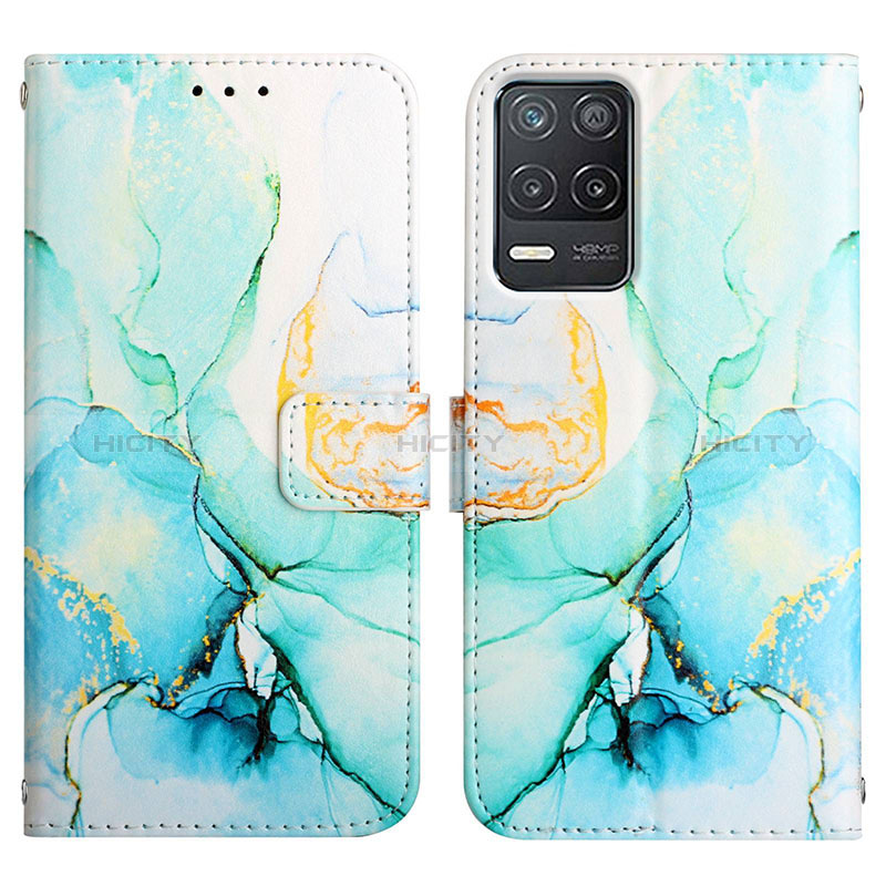 Funda de Cuero Cartera con Soporte Patron de Moda Carcasa Y04B para Realme V13 5G